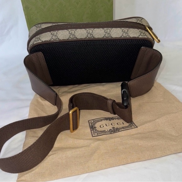 Authentic Gucci Ophidia GG Supreme Belt Bag (NWT, Full Set) - Picture 3 of 7
